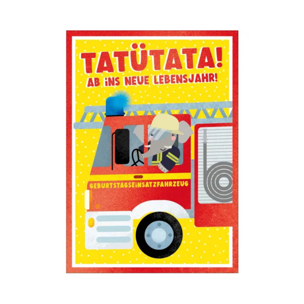 4022318308841 -  Geburtstagskarte Kinder mMusik Feuerw 4022318308841 Head