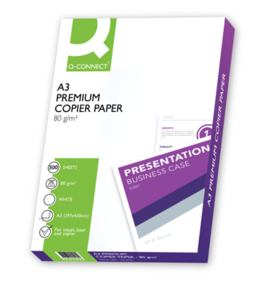 Kopierpapier Premium A3 80g 500BL ws