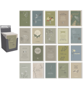 Trauerkarten 72007101 wei&szlig;/schwarz