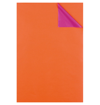 Geschenkpapier 02704 031678, orange/pink