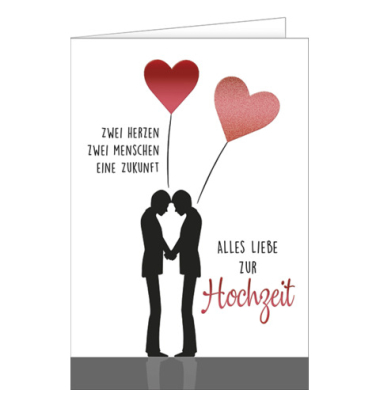 Vermählungskarte gleichgeschlechtlich
