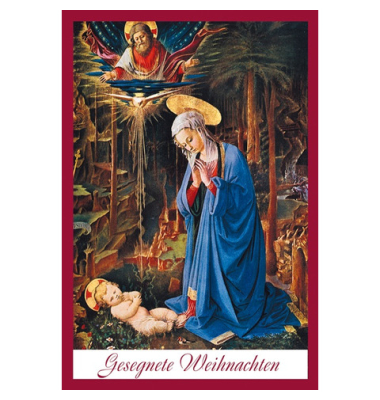 Weihnachtskarte heilig