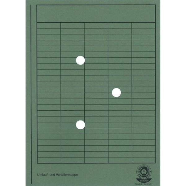4018924822017 - Umlaufmappe Karton (RC) 250 gm² A4 23 x 32 cm grün 4018924822017 HEAD