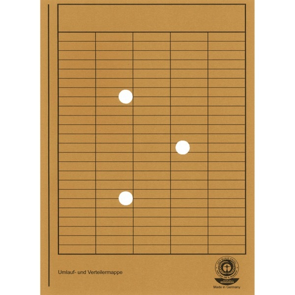 4018924822024 - Umlaufmappe aus Karton 250g mit Gitterdruck + Schaulöchern gelb 4018924822024 HEAD