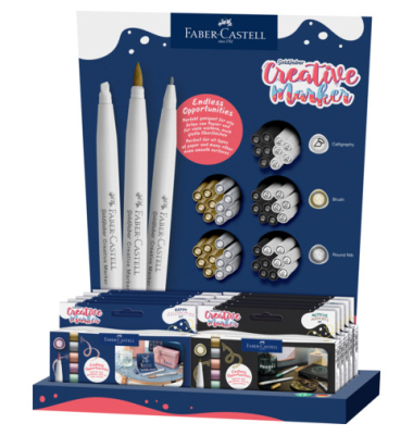 Thekendisplay Goldfaber sortiert