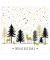 Weihnachtsservietten Atelier 1111-25523, mehrfarbig / Modern Wintertime, 3-lagig, 33x33cm
