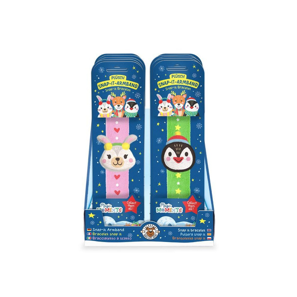 12 Stück Trendhaus Weihnachtlicher Snap Armband Magic Moments sort. 4032722966421 Trendhaus