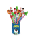 Weihn. Bleistift m.Topper sort.