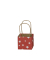 Geschenktasche 671013008449, Weihnachten, mit Tragehenkel, Sterne, 8,5cm x 8,5cm