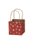 Geschenktasche 671013012449, Weihnachten, mit Tragehenkel, Sterne, 12cm x 12cm