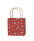 Geschenktasche 671014016449, Weihnachten, mit Tragehenkel, Sterne, 16cm x 16cm