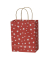 Geschenktasche 671014025449, Weihnachten, mit Tragehenkel, Sterne, 25cm x 20cm