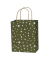 Geschenktasche 671014025911, Weihnachten, mit Tragehenkel, Sterne, 25cm x 20cm