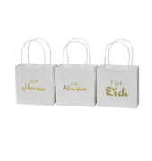 Geschenktasche 671019016108, mit Aufschrift, 16cm x 160mm