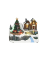 Winterlandschaft Tanne mit Zug LED bunt