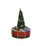 Spieluhr Tannenbaum LED mit Musik bunt