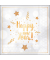 Servietten 33319135, wei&szlig;/gold / New Year, 3-lagig, 33x33cm