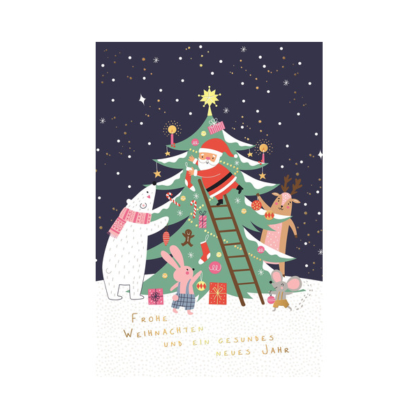 5 Stück SKORPION D.T.Weihnachtskarten 9004546573906 SKORPION