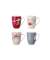 Kaffeebecher Happy Christmas sortiert