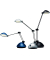 Schreibtischlampe Space H5010646, LED, mit Standfuß, schwarz