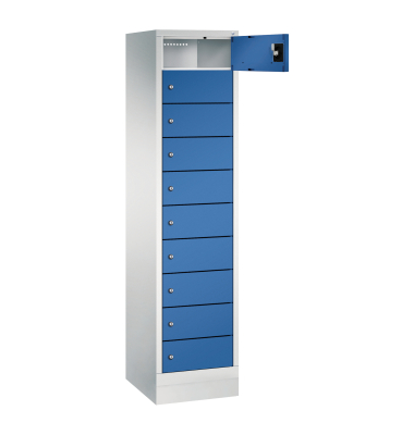 Spind Evolo48 185x42x50cm lgr/ebl