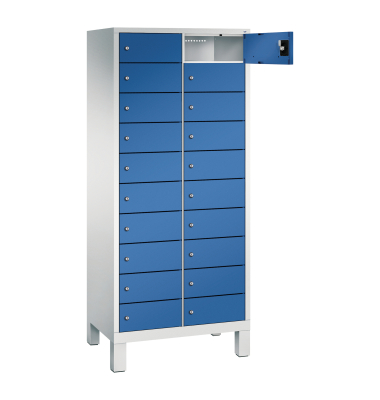 Spind Evolo48 170x81x50cm lgr/ebl