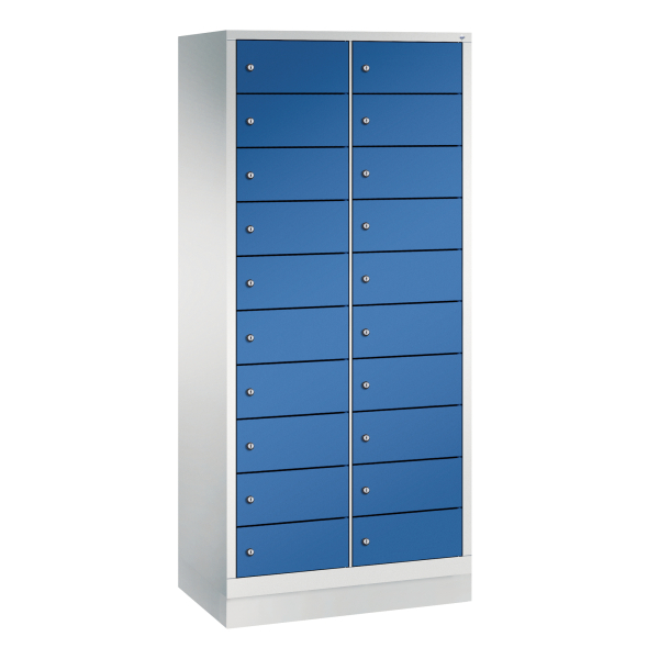 4064615806873 - Spind Evolo48 Steckplatz 180x81x50cm lgr ebl 4064615806873 CP-Möbel