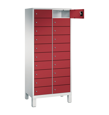 Spind Evolo48 Steckplatz 170x81x50cm lgr/rrt