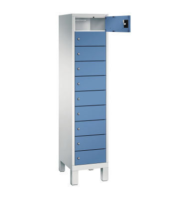 Spind Evolo48 Steckplatz 185x42x50cm lgr/fbl