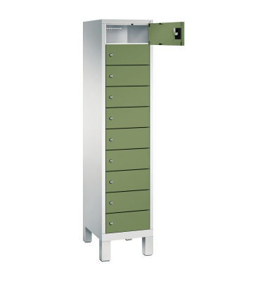 Spind Evolo48 Steckplatz 185x42x50cm lgr/resedagn