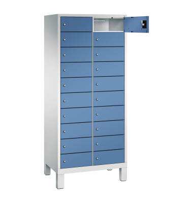 Spind Evolo48 Steckplatz 170x81x50cm lgr/fbl