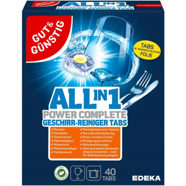 4311501033562 - Spülmaschinentabs ALLin1 40St 4311501033562 40 Stück