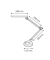Schreibtischlampe Stars H5010641, LED, mit Standfuß, silber