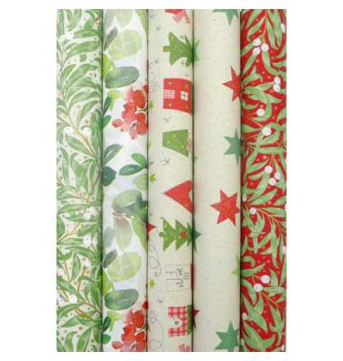 Geschenkpapier 1330-25372/PBS, sortiert, farbig sortiert