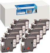 Schriftband 19333, 19mm x 7m, Schwarz/Wei&szlig;, 