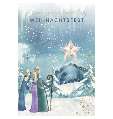 Weihnachtskarte heilig