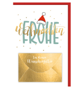 Weihnachtsgeldscheinkarte