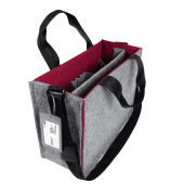 Tasche Desk Sharing 36x28x15cm gr/drt