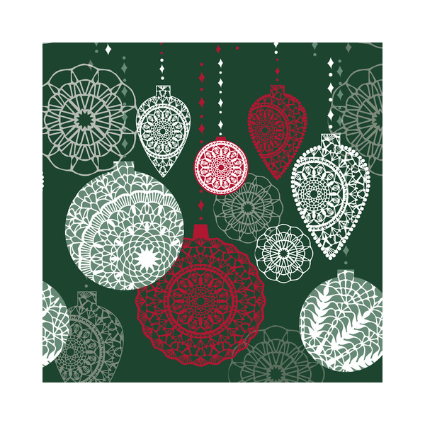 7321012108434 - WeihnZelltuchserviette 25x25cm 7321012108434 Paper+Design