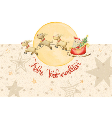 Weihnachtskarte gestanzt
