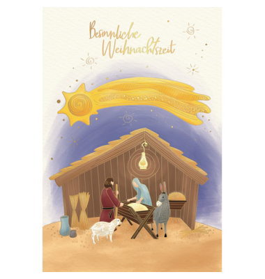 Weihnachtskarte heilig
