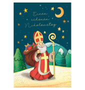 Gl&uuml;ckwunschkarten 22-6161 11,5x17 cm 115mm x 170mm (BxH) Nikolaus mehrfarbig