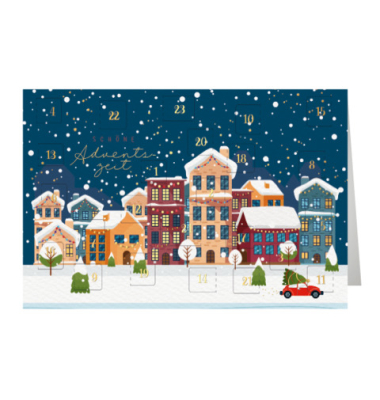 Adventskalenderkarte Bild