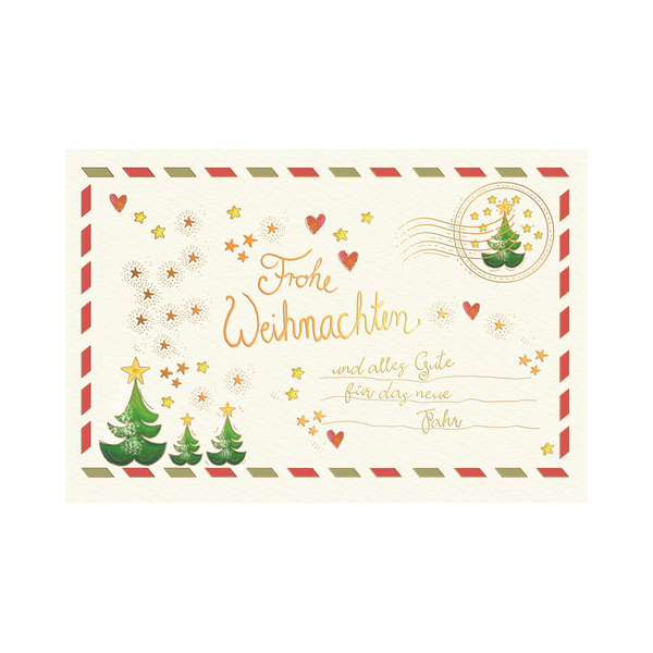 5 Stück SKORPION D.T.Weihnachtskarten 9004546573852 SKORPION