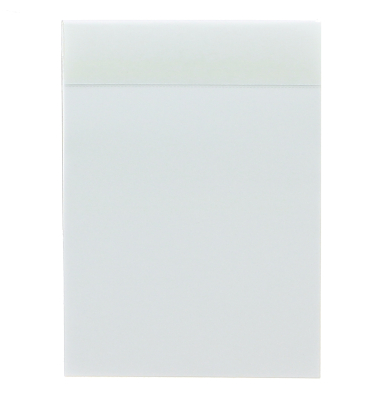Notizblock 100101166, blanko, A7, 70g, grau, 50 Blatt (80 g/m²)