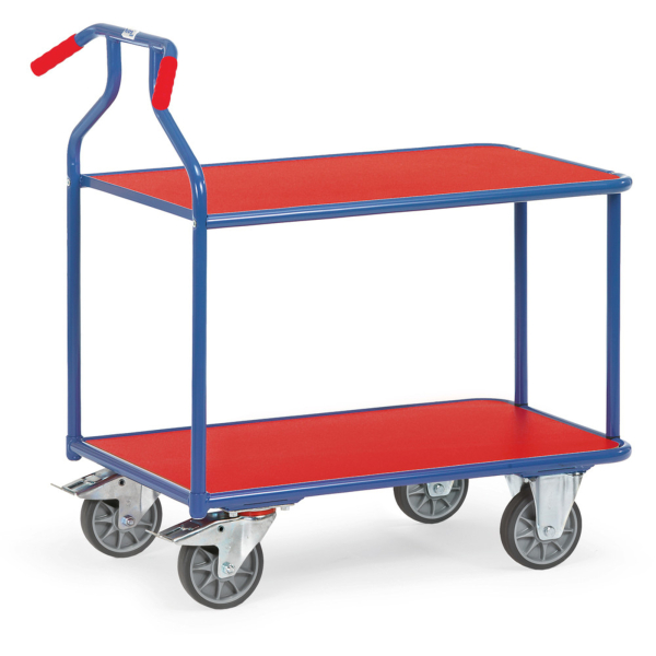 4017976036014 - Fetra fetra 3601 Tischwagen Stahl pulverbeschichtet Traglast (max) 400 kg Blau Rot