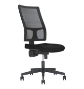 B&uuml;rodrehstuhl Taktik, schwarz / schwarz, bis 110kg, ohne Kopfst&uuml;tze