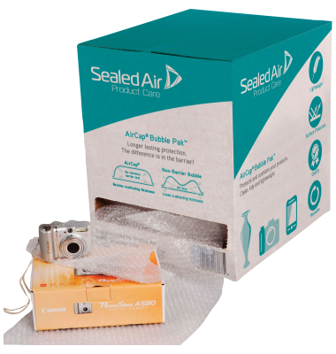 Luftpolsterfolie 100739637 AirCap Bubble Pak kleinnoppig Polyethylen transparent 30cm x 50m 