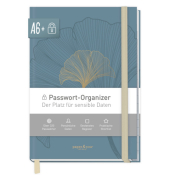 Passwort-Organizer A6+ Blue Gingko