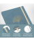 Passwort-Organizer A6+ Blue Gingko